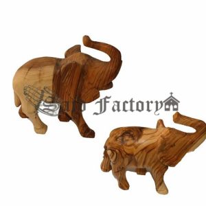 olive wood hand made elephant