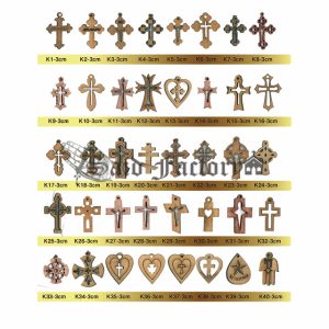 olive wood cross necklace 3 cm packed with certification