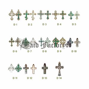 olive wood cross necklace with mother of pearl