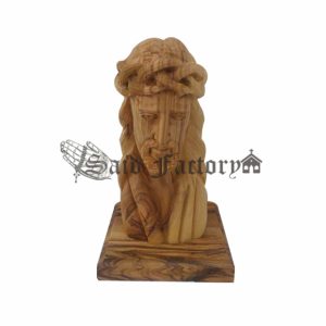 olive wood Jesus carving statue hand made