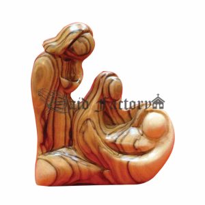 carvedolive wood Modern HolyFamily