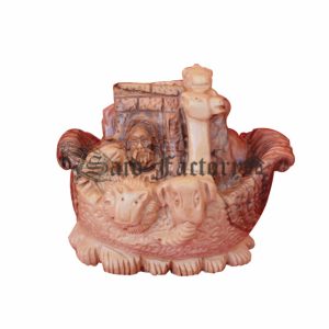 Bethlehem hand made Olive Wood Noah's Ark statue