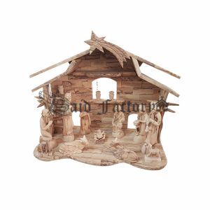 Olive Wood Nativity Scene