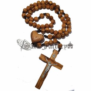 Olive Wood Rosaries From Jerusalem