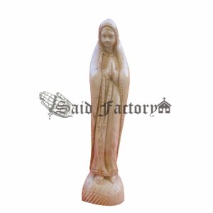 olive wood virgin Mary sculpture statue hand made in Bethlehem