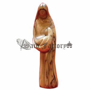 olive wood virgin Mary statue handicraft from Bethlehem holy land