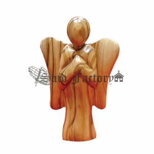 Olive Wood Angel Statue