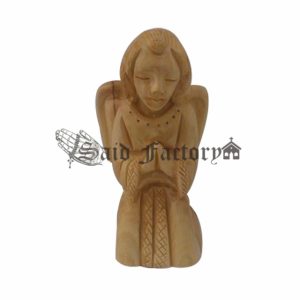 Olive Wood Angel Statue