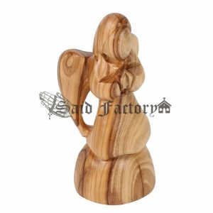 Olive wood Christmas angel
