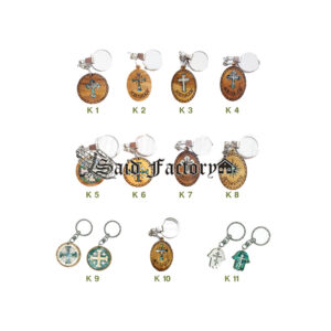 olive wood engraving keychain